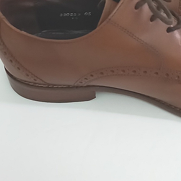 Florsheim Dress Shoes Men's Size 11 D Brown Leather Castellano Cap Toe Oxford - Picture 3 of 13